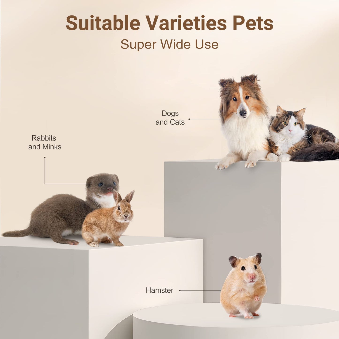 (🔥Last Day Promotion - 49% off) 2025 -Ultimate Pet Grooming Kit 🐶 4-in-1 Electric Clippers with 4 Interchangeable Blades